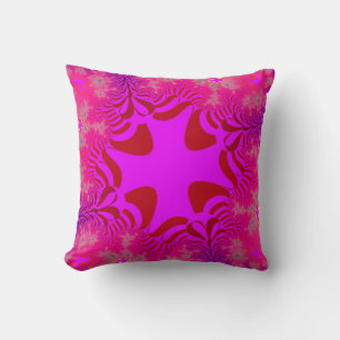 Oreiller de croix rose personnalisée