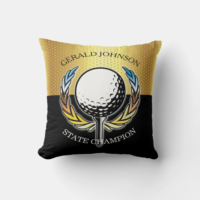 Oreiller de golf avec couronne (Recto)