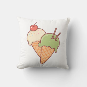 Oreiller de jet de cône de glace