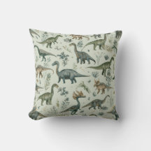 Oreiller de jet de dinosaure | Accessoires d'accen