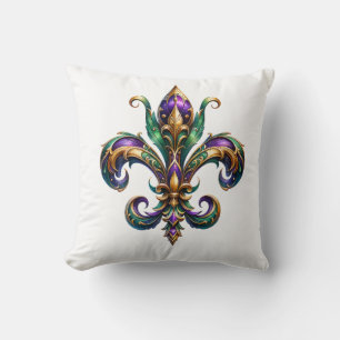 Oreiller de jet de Mardi Gras