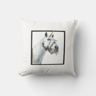 oreiller de jeton latéral de licorne