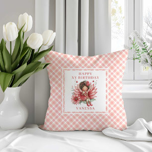 Oreiller de naissance Fille Fée Délicieuse Fleur R