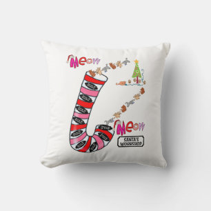 Oreiller de Noël, Chat Kittens Meow Souris