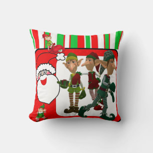 Oreiller de Noël en forme d'elfe