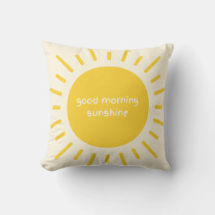 oreiller de nursery bonjour soleil