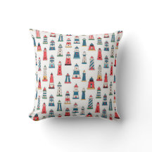 Oreiller décoratif à motif de phare portugais – Cô