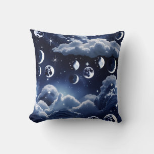 Oreiller décoratif – Conception de lune céleste ar