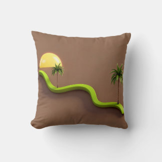 Oreiller décoratif moderne tropical