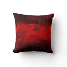 Oreiller Décoratif Rouge Profond