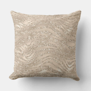 Oreiller décoratif Taupe Sparkle