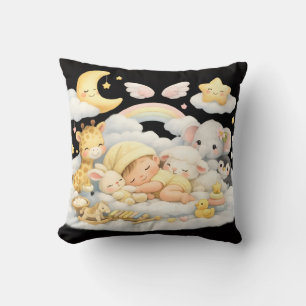 Oreiller Dreamland pour bébé – Animaux mignons et 