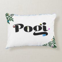 Oreiller drôle 'Pogi' Coussin d'accent Boho philip