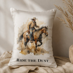 Oreiller Dust Trail Ranch pour les amoureux de che