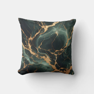 Oreiller émeraude vert en marbre