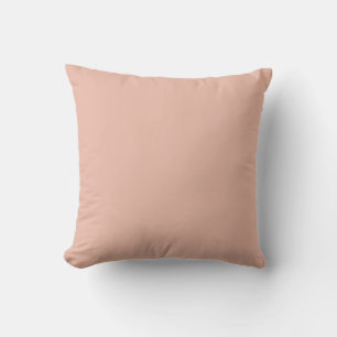 Oreiller en pêche personnalisé avec monogramme min