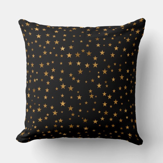 Oreiller Étoiles Dorées Intérieures (Recto)