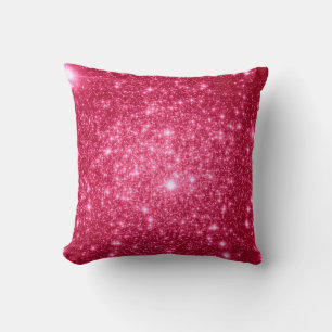 Oreiller Étoiles Rose Chaud