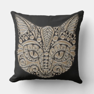 oreiller extérieur chat bijou