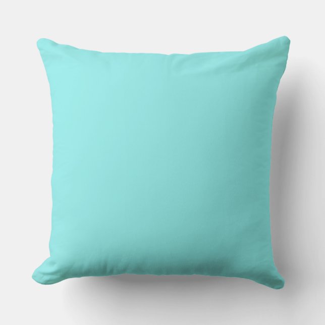 Oreiller extérieur léger turquoise 20x20 (Recto)