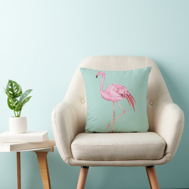Oreiller Flamant Pastel (Chaise)