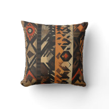 Oreiller géométrique Tribal Bold