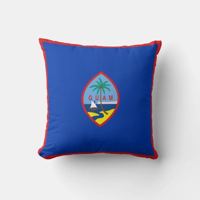 Oreiller Guam Drapeau x Drapeau (Recto)