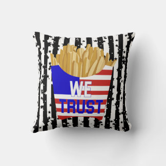 Oreiller 'In Fries We Trust'