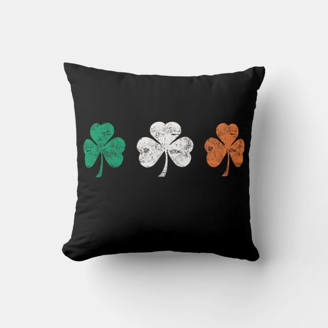 Oreiller Irish Shamrocks (Recto)