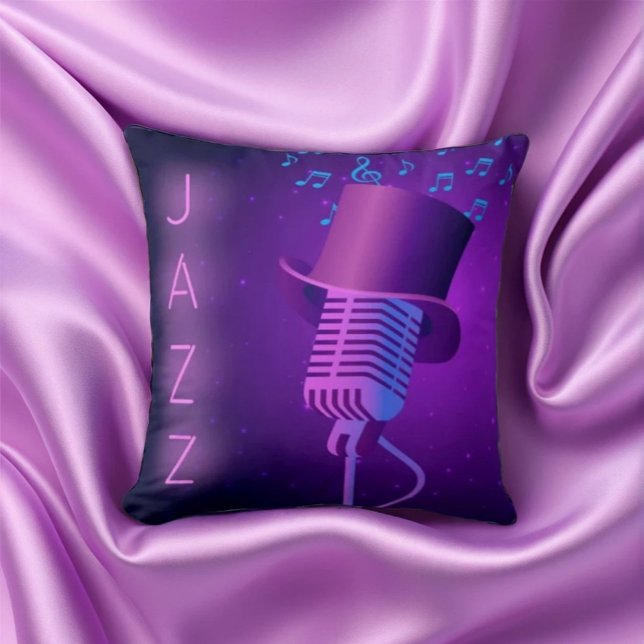 Oreiller Jazz Retro avec microphone (Créateur téléchargé)