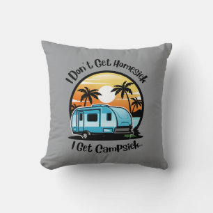 Oreiller 'Je ne suis pas nostalgique de la maison'