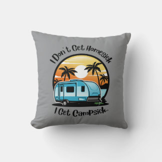 Oreiller 'Je ne suis pas nostalgique de la maison'