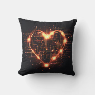 Oreiller jetable Digital Heartbeat