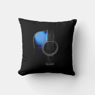 Oreiller jetable guitare acoustique réversible