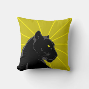 Oreiller jeté Black Panther, animal