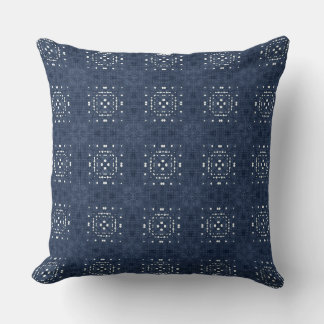 Oreiller jeté bleu marine moderne