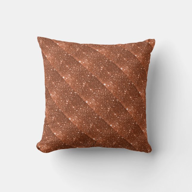 Oreiller jeté Copper Sparkle (Recto)