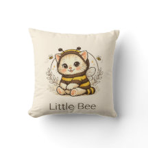 Oreiller jeté Costume de Kitten Abeille Fantaisist