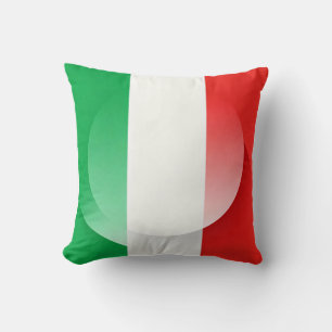 Oreiller jeté drapeau italien