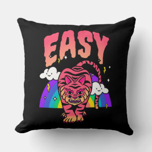 Oreiller jeté EASY Tiger Retro Rainbow