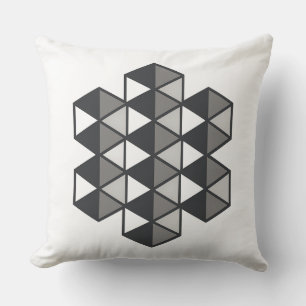 Oreiller Jeté Triangles Jointes