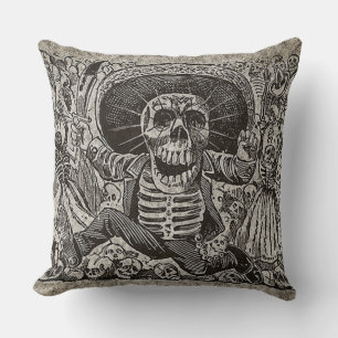Oreiller Jour des Morts - José Guadalupe Posada
