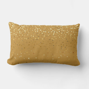 Oreiller Lombaire Petites Étoiles Dorées Intérieur