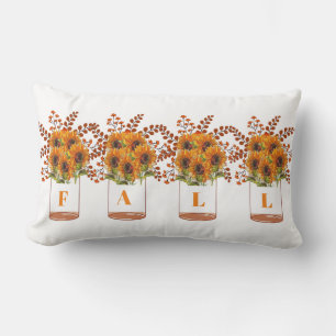 Oreiller lombaire tournesols d'automne