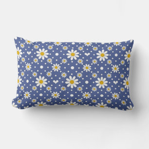 Oreiller Marguerite Bleue