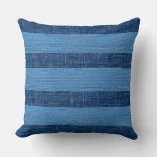 Oreiller Moderne Bleu à Jeter
