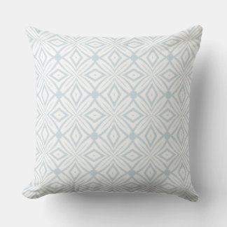 Oreiller Moderne Bleu Clair et Blanc