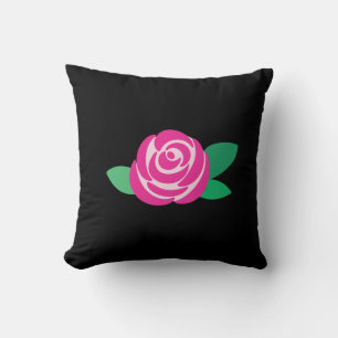 Oreiller Motif rose