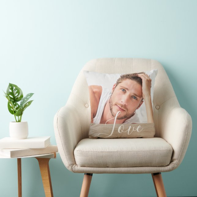 Oreiller personnalisé avec nom pour petite amie ou (Chaise)