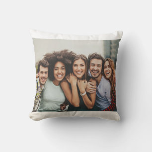 Oreiller personnalisé avec photo de groupe Souve